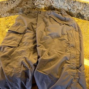 North Face Ski pants. Size Large. Color Grey